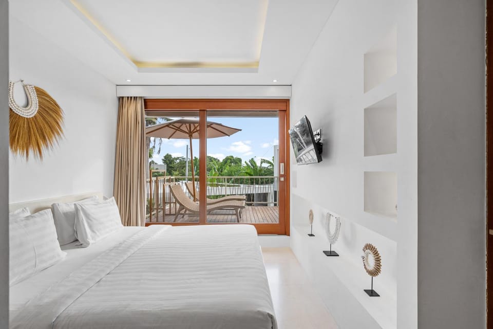 Bed, View (from property/room), Balcony/Terrace, Photo of the whole room, Bedroom
