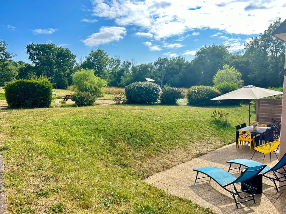 Garden, Garden view, sunbed