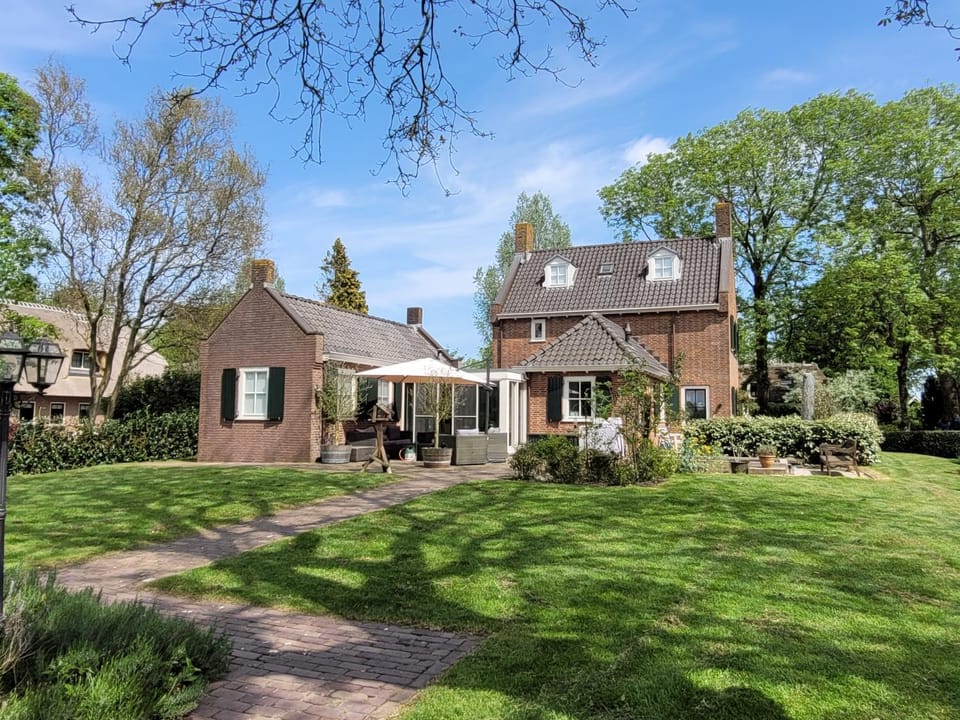 Property building, Garden view