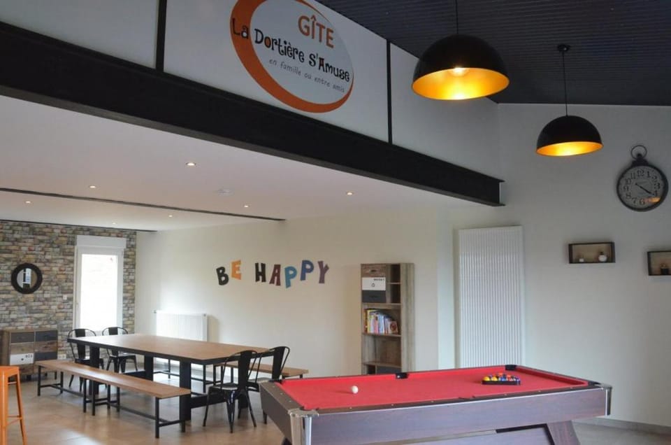 Billiard, Library, Dining area