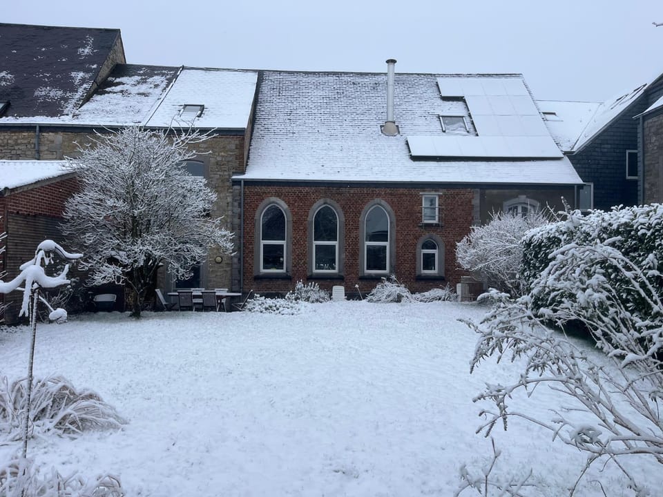Winter, Garden view