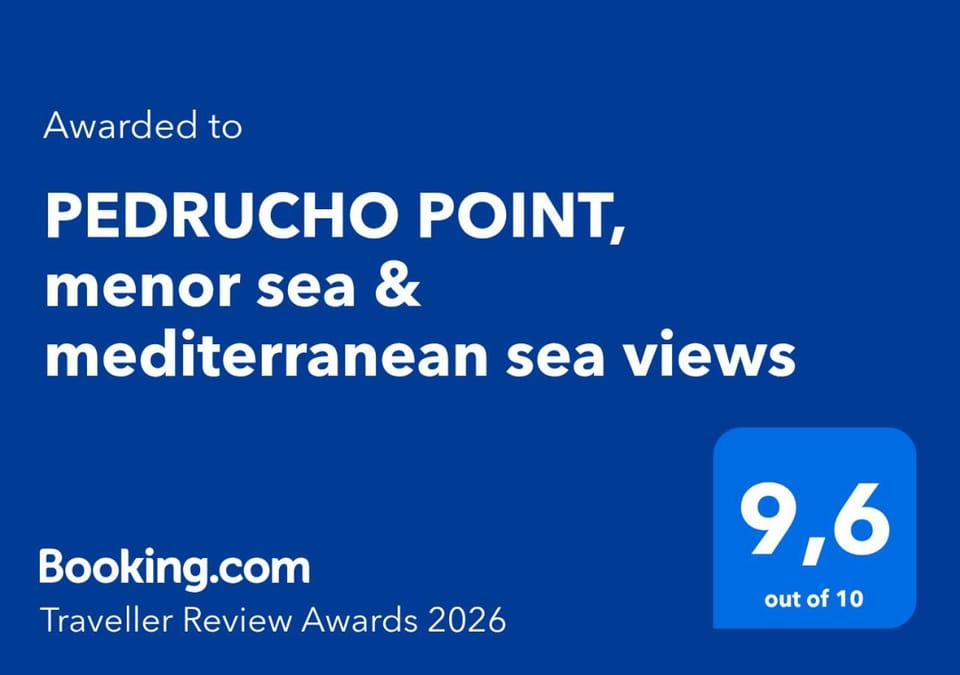 PEDRUCHO POINT, menor sea & mediterranean sea views Apartment in Region of Murcia