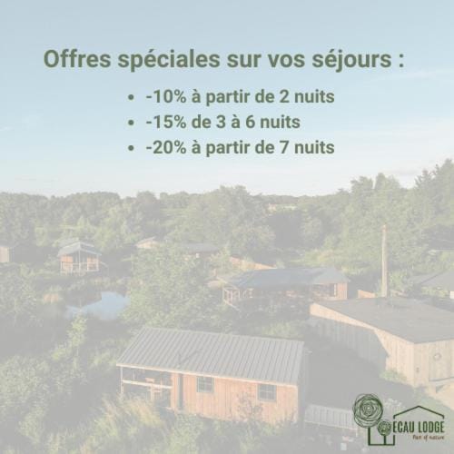 Ecau Lodge - Logement insolite à 30km de Pairi Daiza Nature lodge in Hauts-de-France