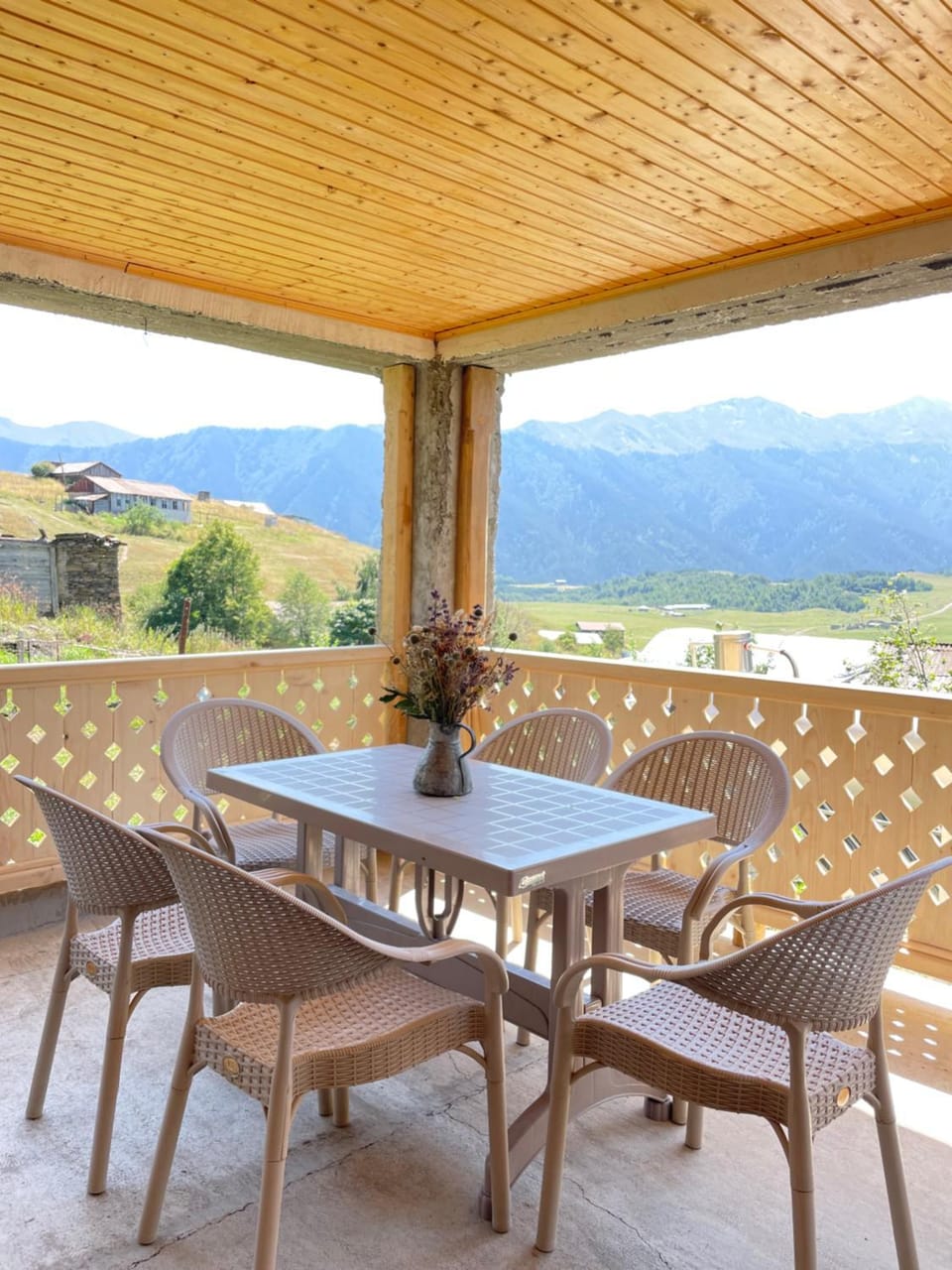 Seating area, Mountain view