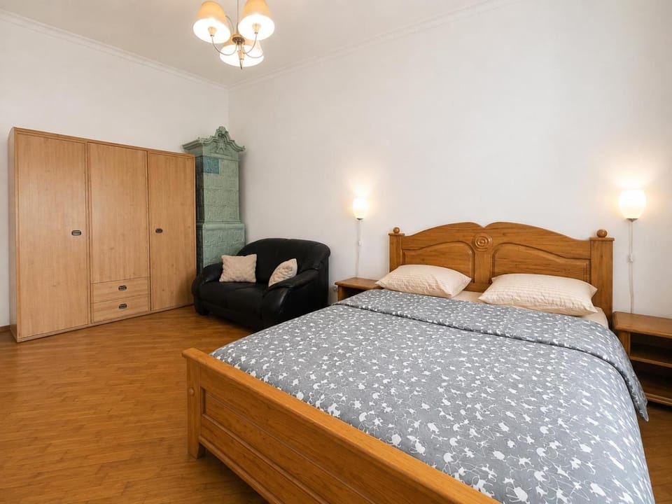 Bed, Photo of the whole room, Bedroom, wardrobe