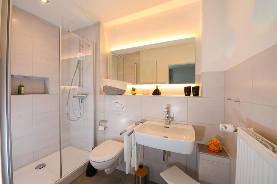 Shower, Toilet, Bathroom, towels