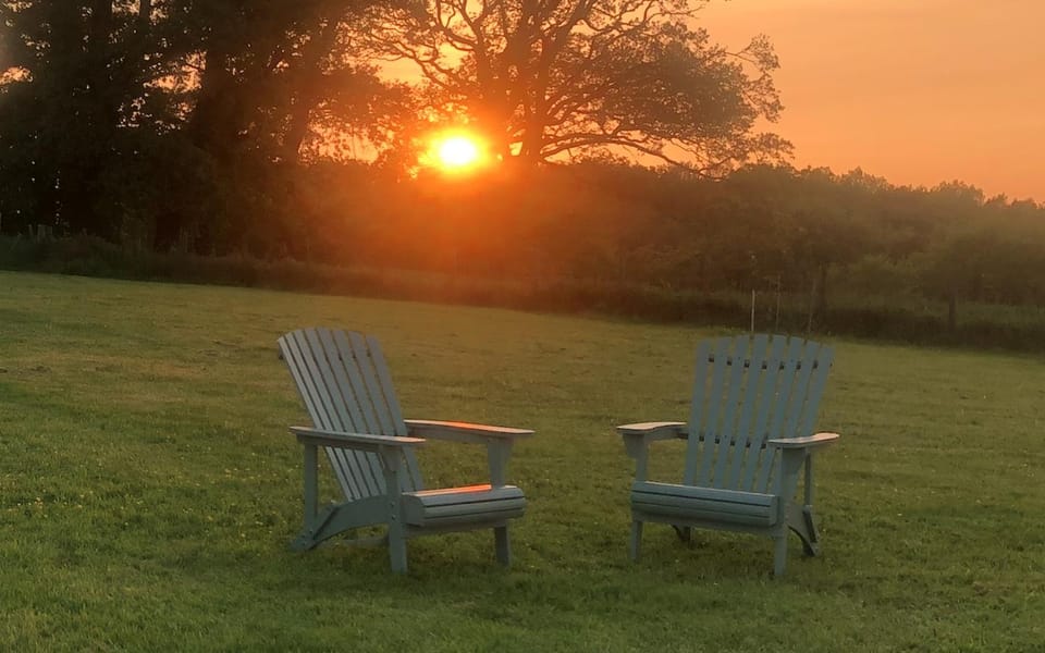Garden, Sunset