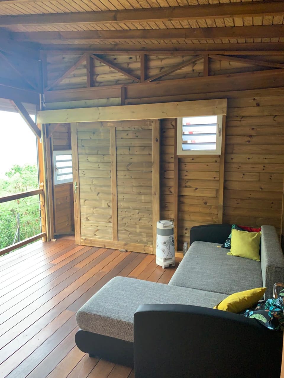 Bed, Living room, Seating area