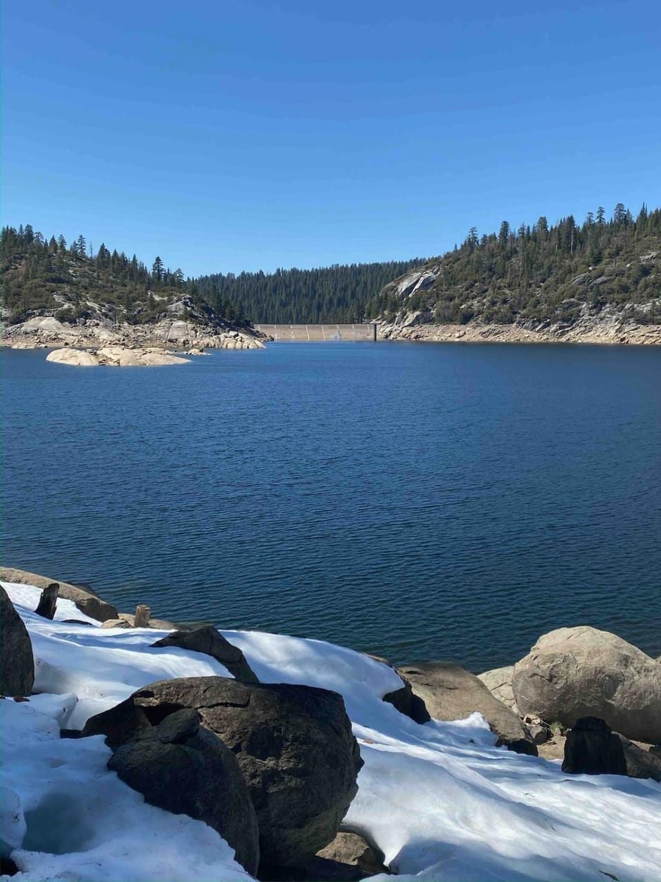 Winter, Lake view, Mountain view
