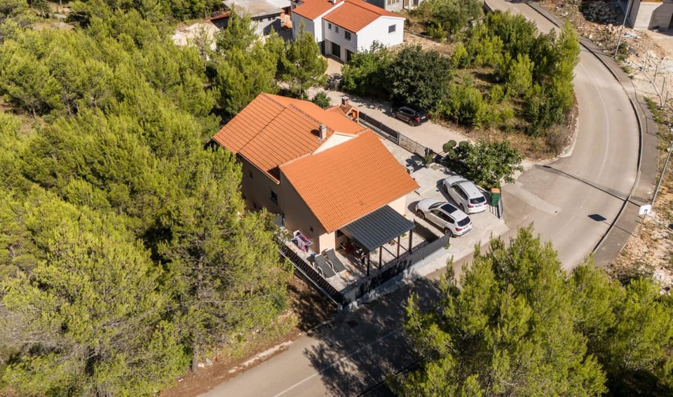 Property building, Natural landscape, Bird's eye view