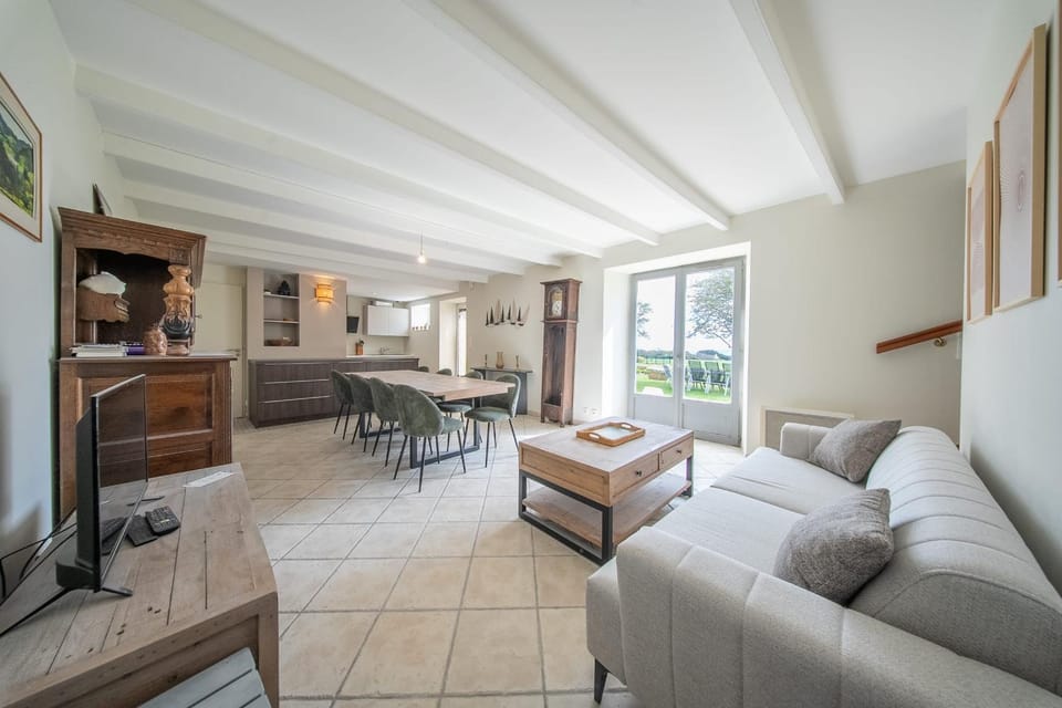 Maison familiale vue mer douceur à Clohars House in Clohars-Carnoët