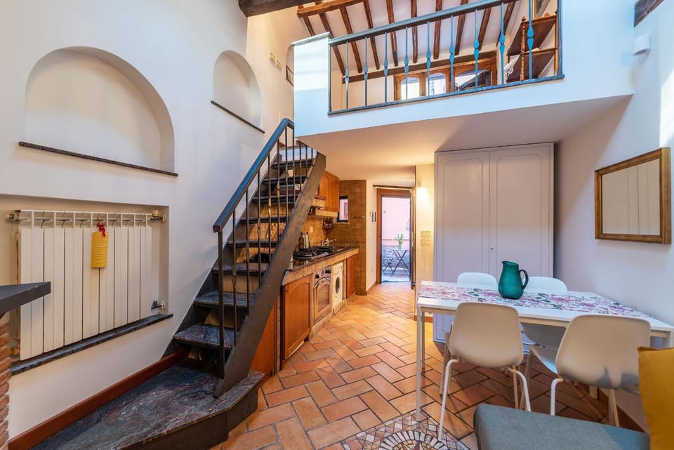 Kitchen or kitchenette, Living room, Dining area