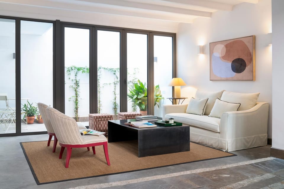 Patio, Living room, Seating area