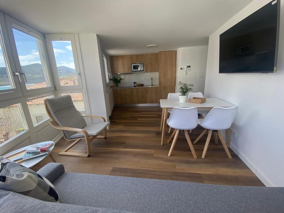 Living room, Sea view, Sea view, kitchen