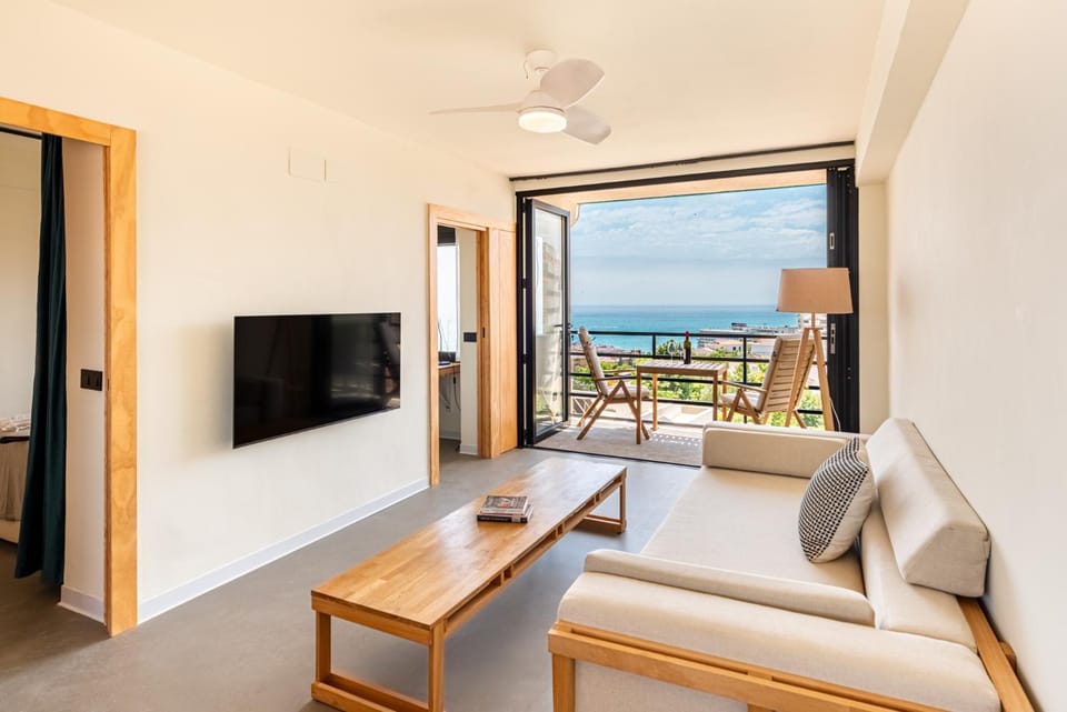 Balcony/Terrace, Living room, Sea view