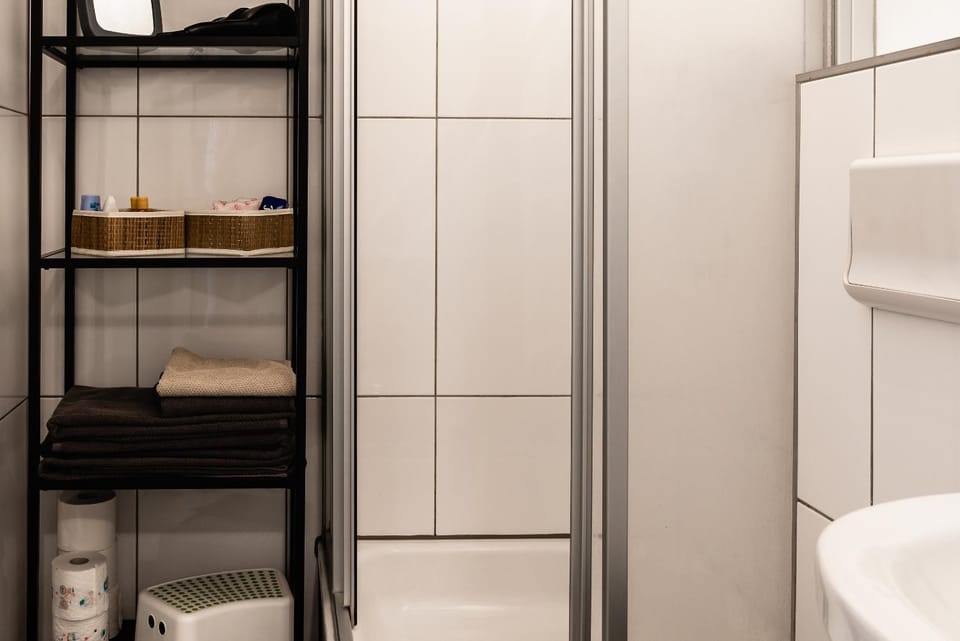 Shower, Toilet, Bathroom, towels