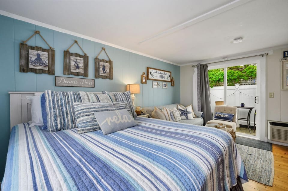 Charming Dennis Port Getaway for Two with Pool Walk to Beach House in Dennis Port