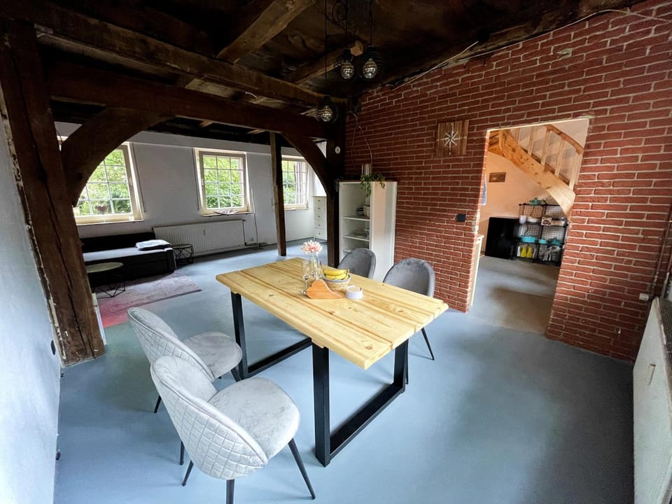 Living room, Seating area, Dining area