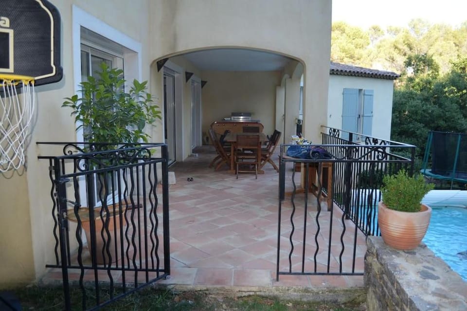 Patio, Balcony/Terrace, Pool view