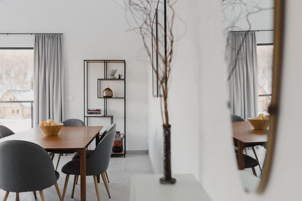 Living room, Seating area, Dining area