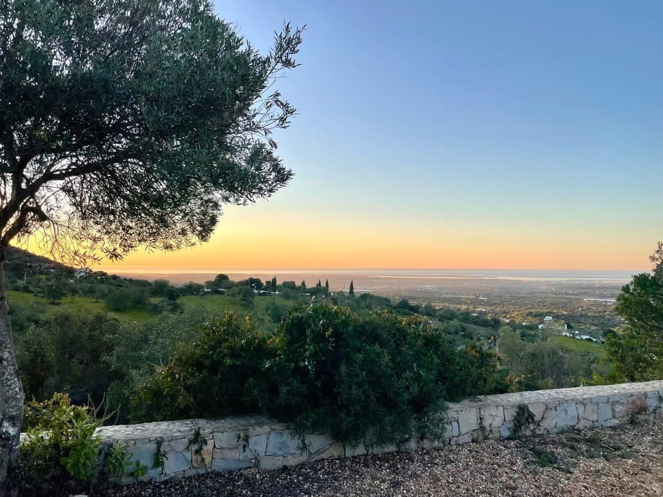 Natural landscape, Sea view, Sunset