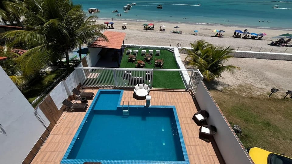 Day, Natural landscape, Balcony/Terrace, Beach, Sea view, Swimming pool