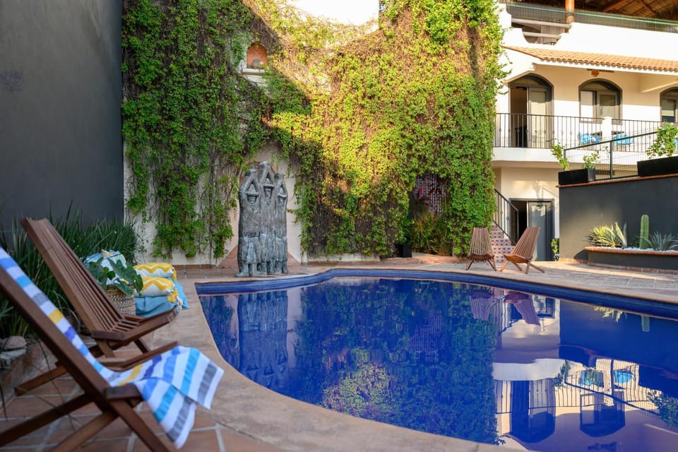 Natural landscape, Pool view, Swimming pool