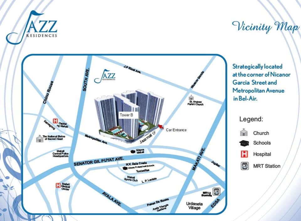 Jazz Residences Makati Apartment in Makati