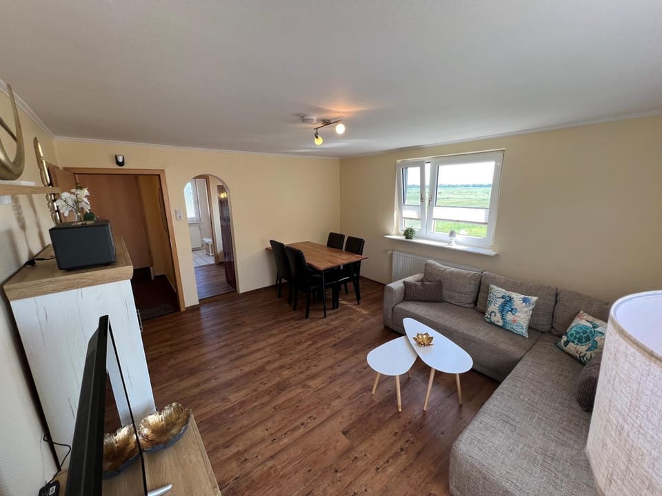 Living room, Seating area, Dining area