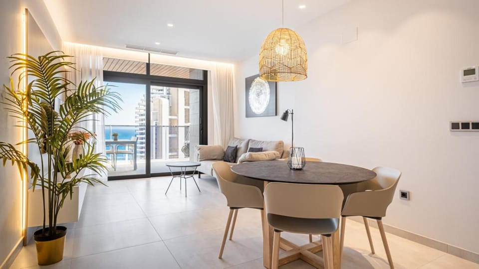 Natural landscape, Living room, Dining area, Sea view