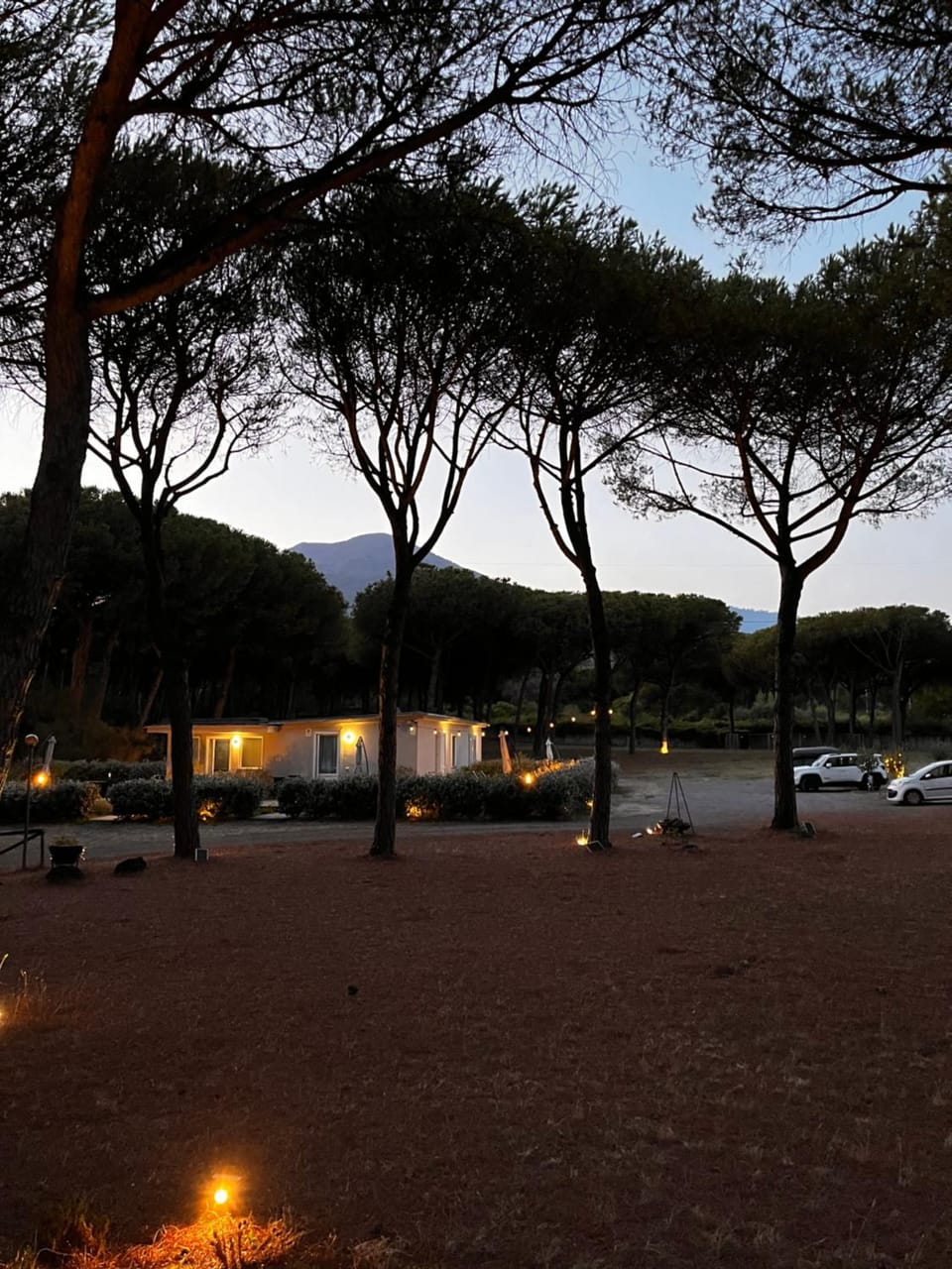 Natural landscape, Sunset, Parking
