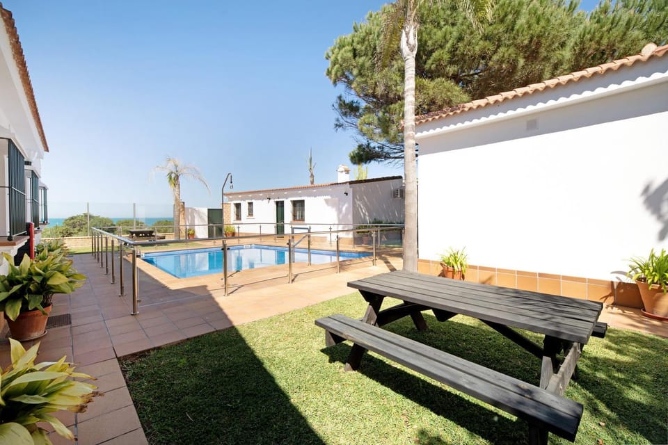 Property building, Living room, Swimming pool