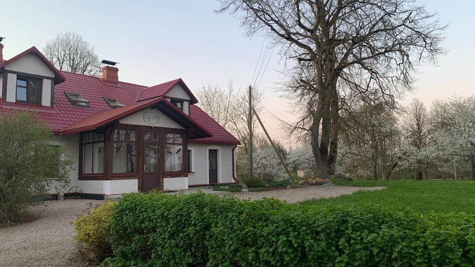 Property building, Spring, Garden view