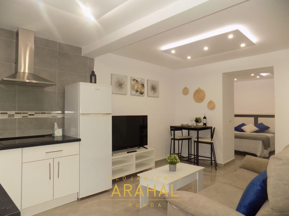 TV and multimedia, Kitchen or kitchenette, Living room, Seating area