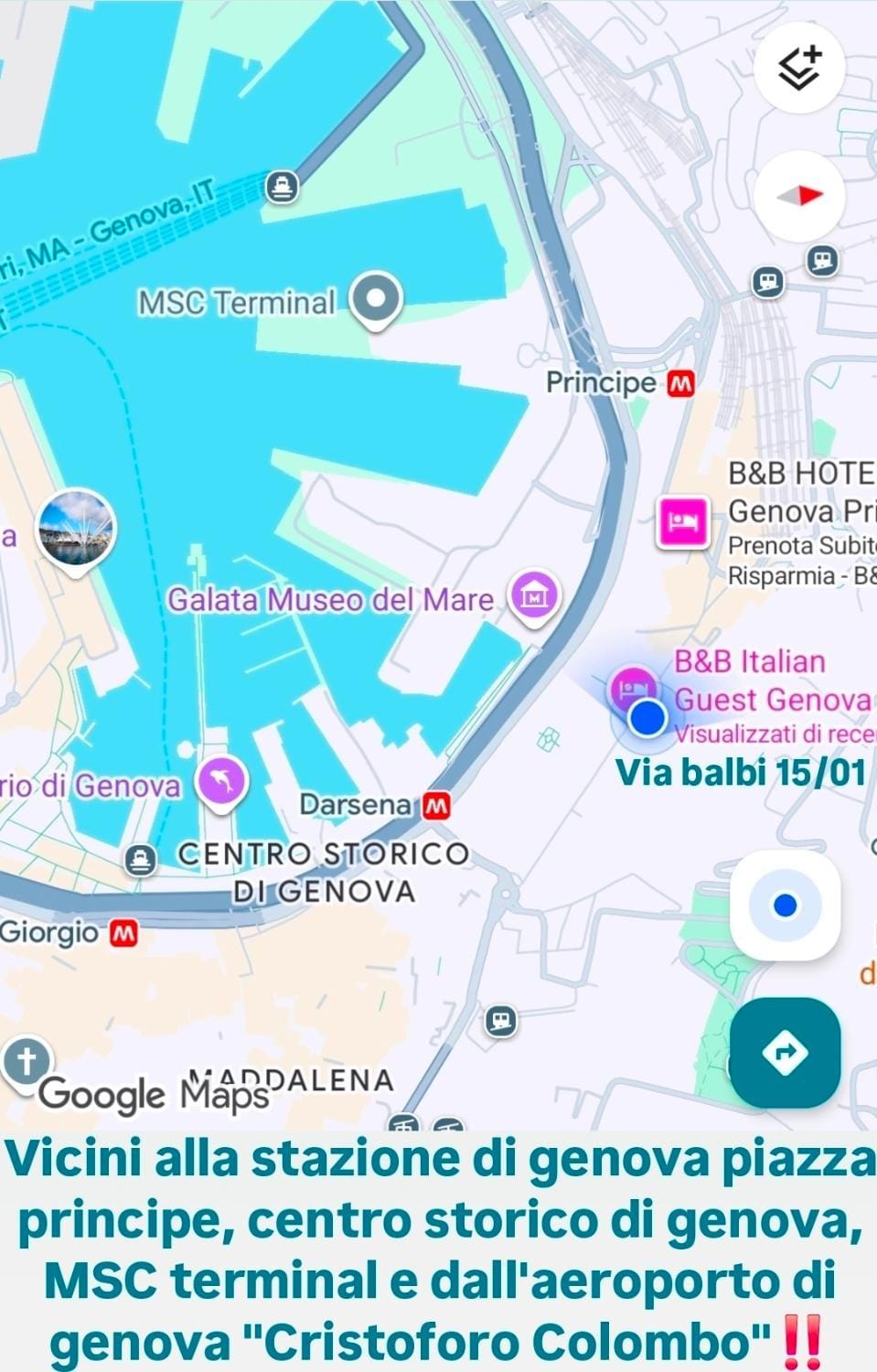 B&B Italian Guest Genova Bed and Breakfast in Genoa