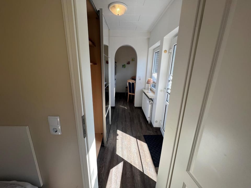 Photo of the whole room, wardrobe