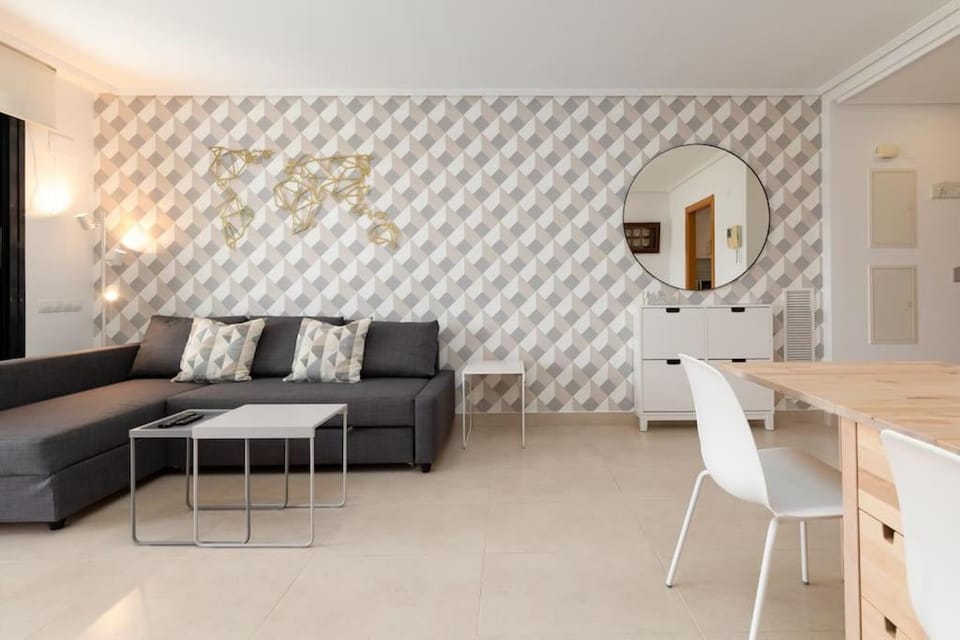Living room, Seating area, Dining area