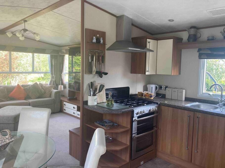 2 bedroom chalet in Chwilog on the Llyn Peninsula Apartment in Wales