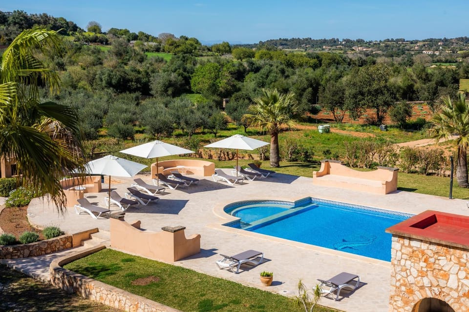 Property building, Living room, Swimming pool