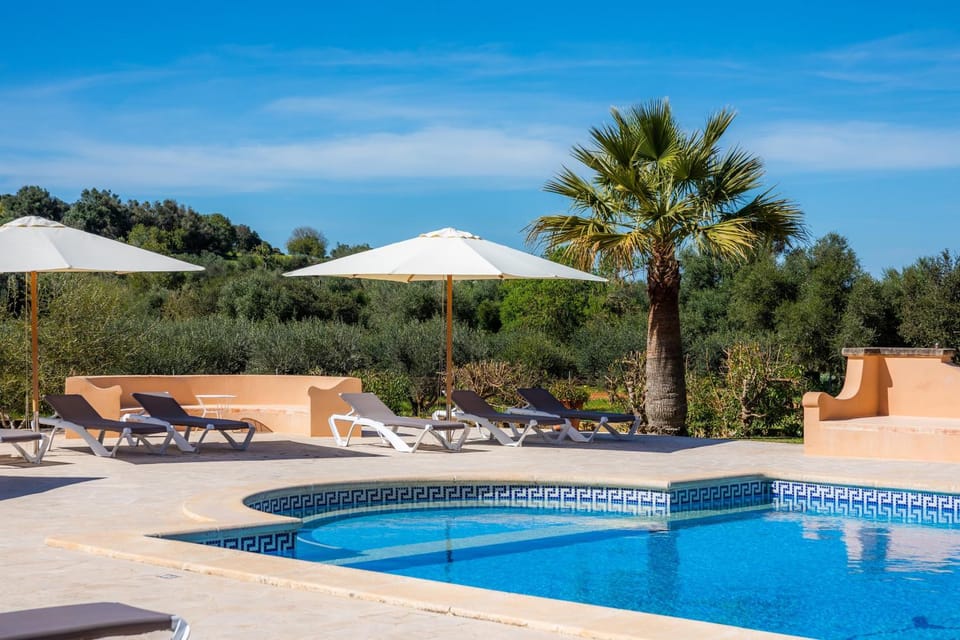 Property building, Living room, Swimming pool