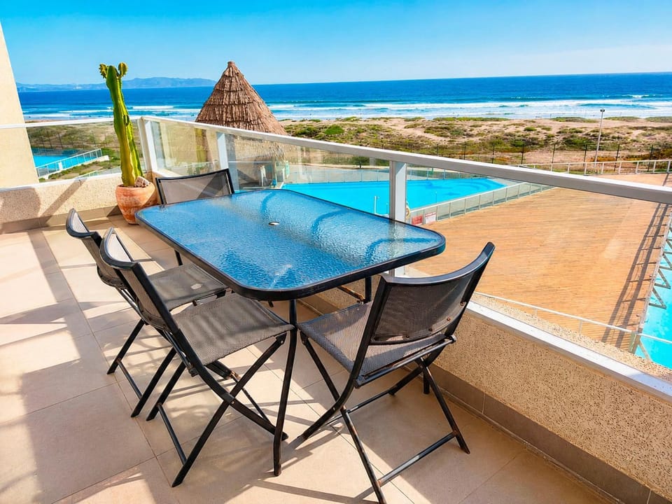 Facade/entrance, Bird's eye view, View (from property/room), Balcony/Terrace, Beach, Garden view, Landmark view, Pool view, Sea view, Swimming pool