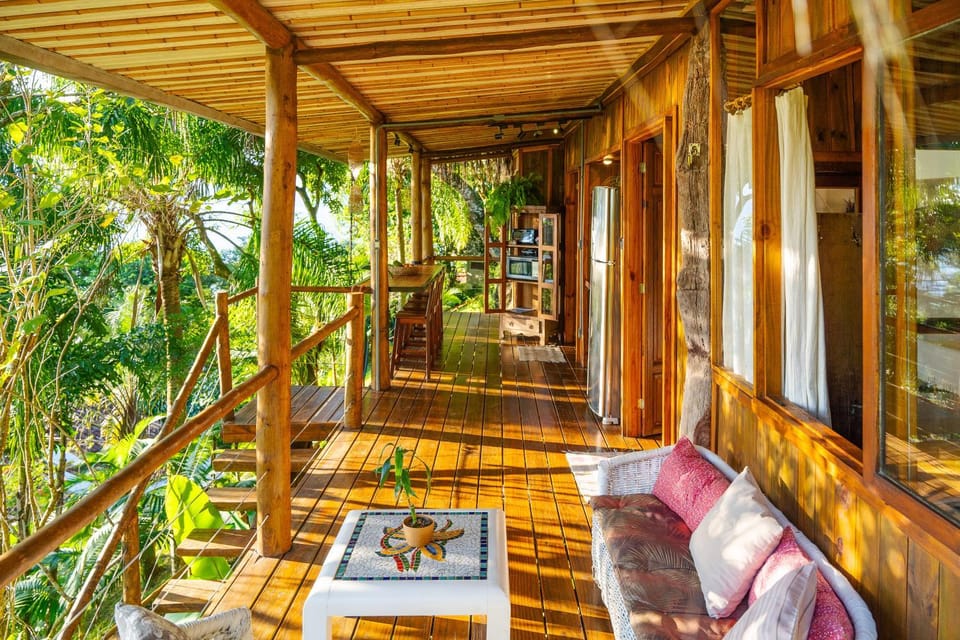 Day, Balcony/Terrace, Living room, Seating area, Garden view