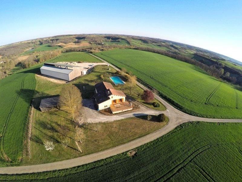 Property building, Natural landscape, Bird's eye view