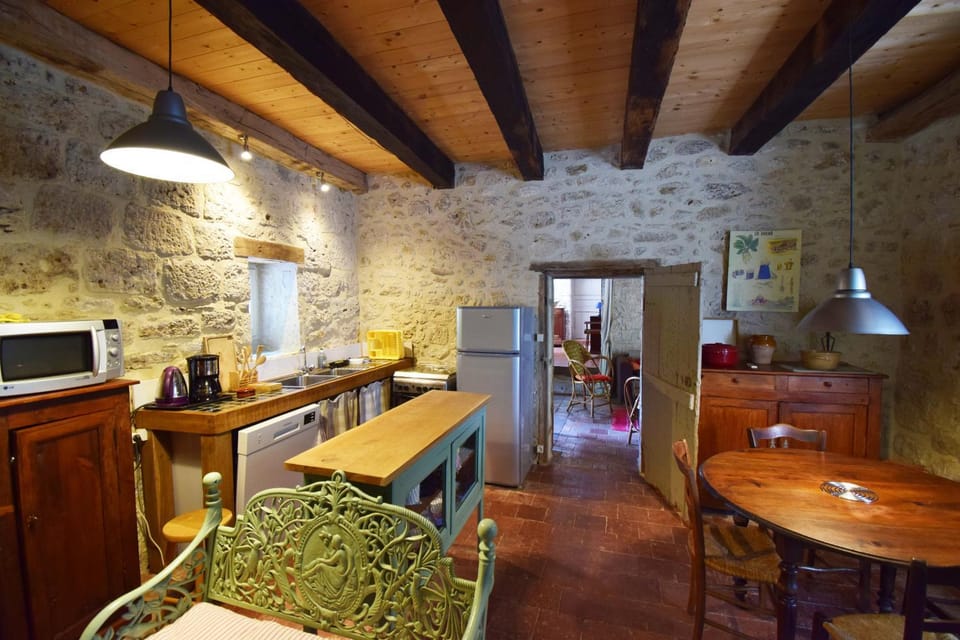 Living room, kitchen