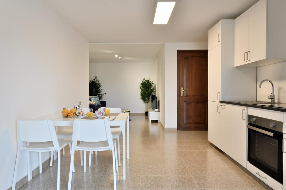 Living room, kitchen