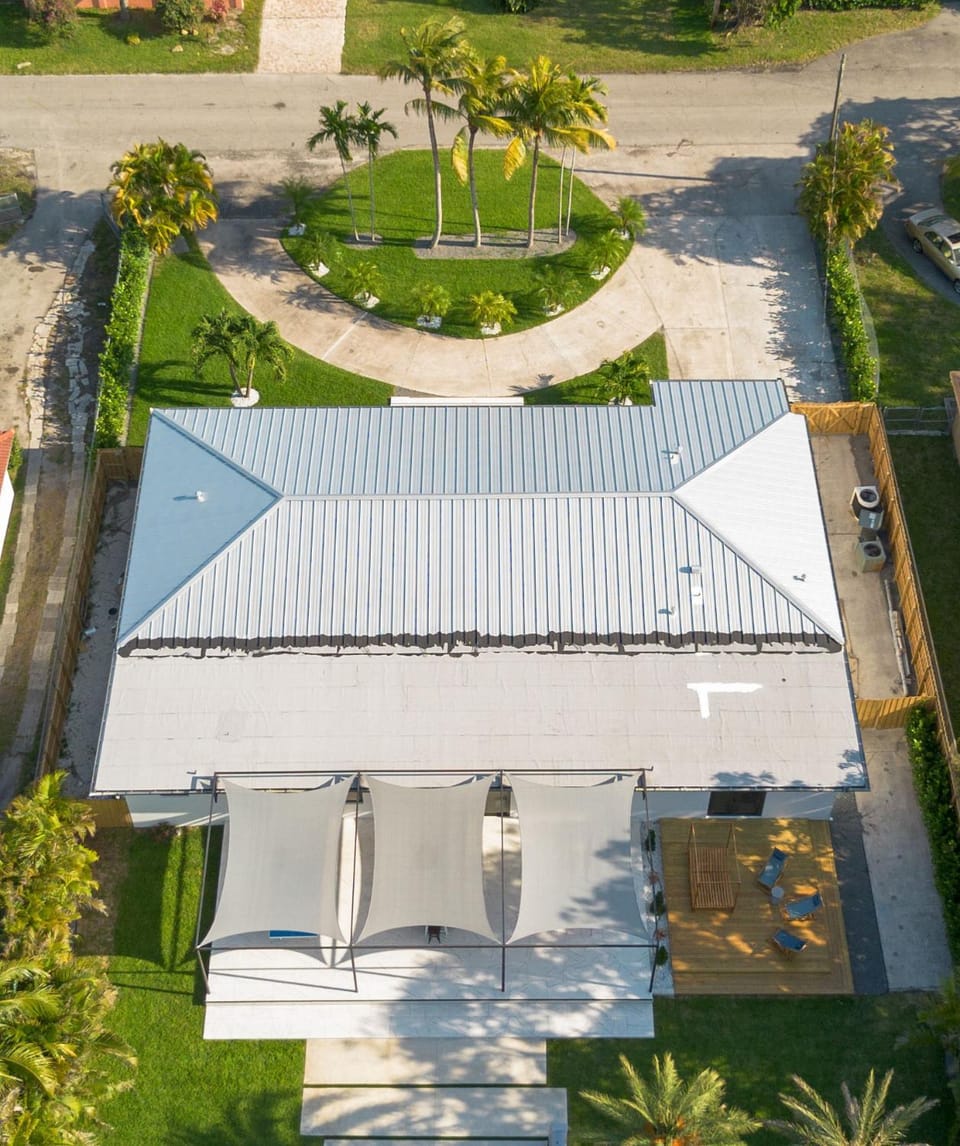 Property building, Garden view