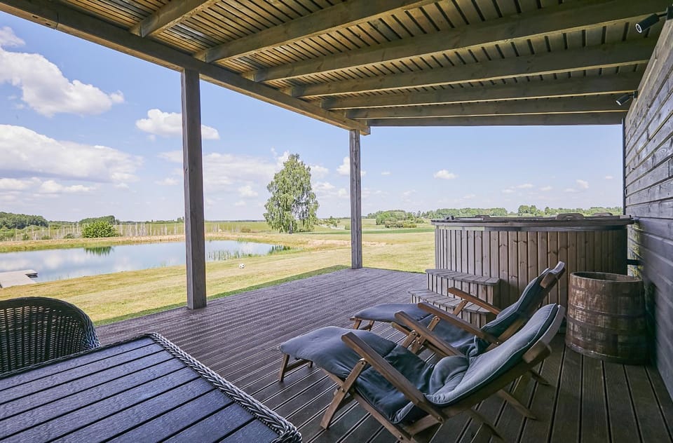 Natural landscape, Lake view, sunbed