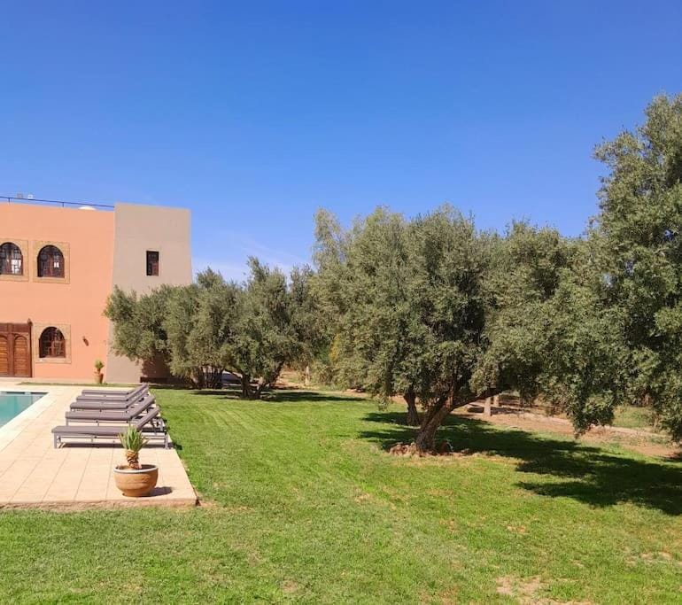 Property building, Garden view
