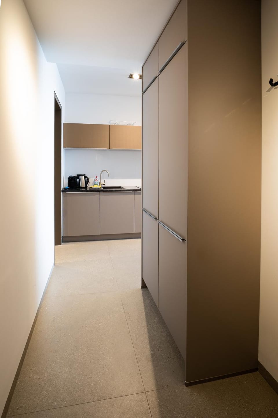 Kitchen or kitchenette, wardrobe