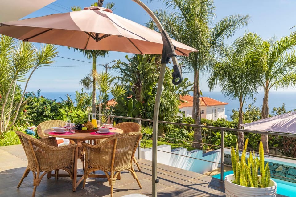 Natural landscape, Garden, Balcony/Terrace, Pool view, sunbed